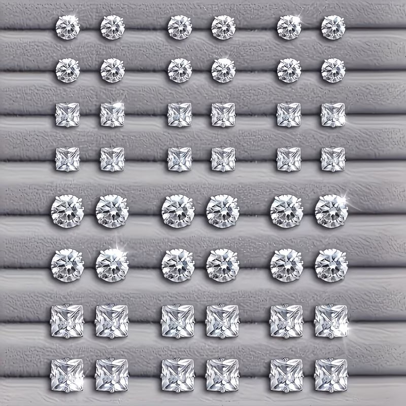 Minimalist Crystal Stud Earrings – Everyday Shine ✨