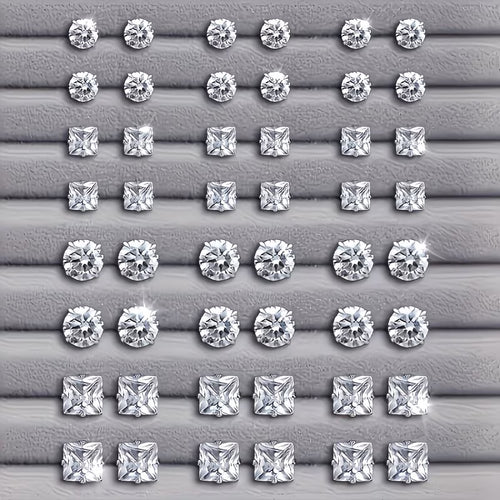 Minimalist Crystal Stud Earrings – Everyday Shine ✨