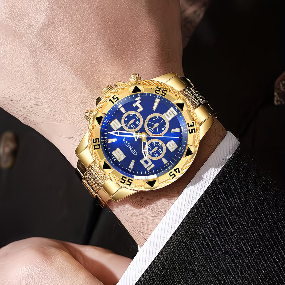 Luxury Watch & Chain Set