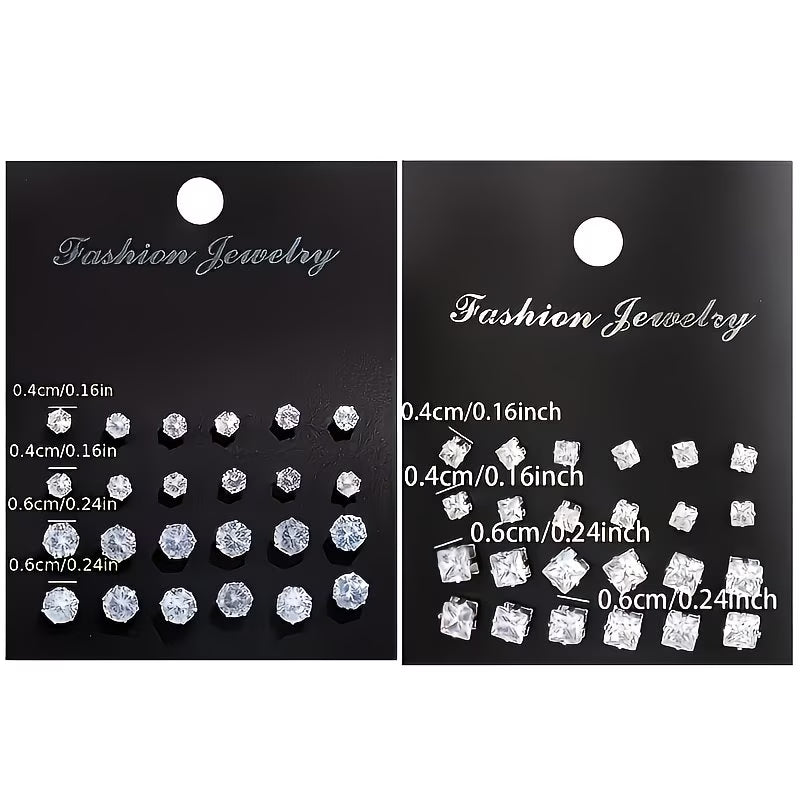 Minimalist Crystal Stud Earrings – Everyday Shine ✨