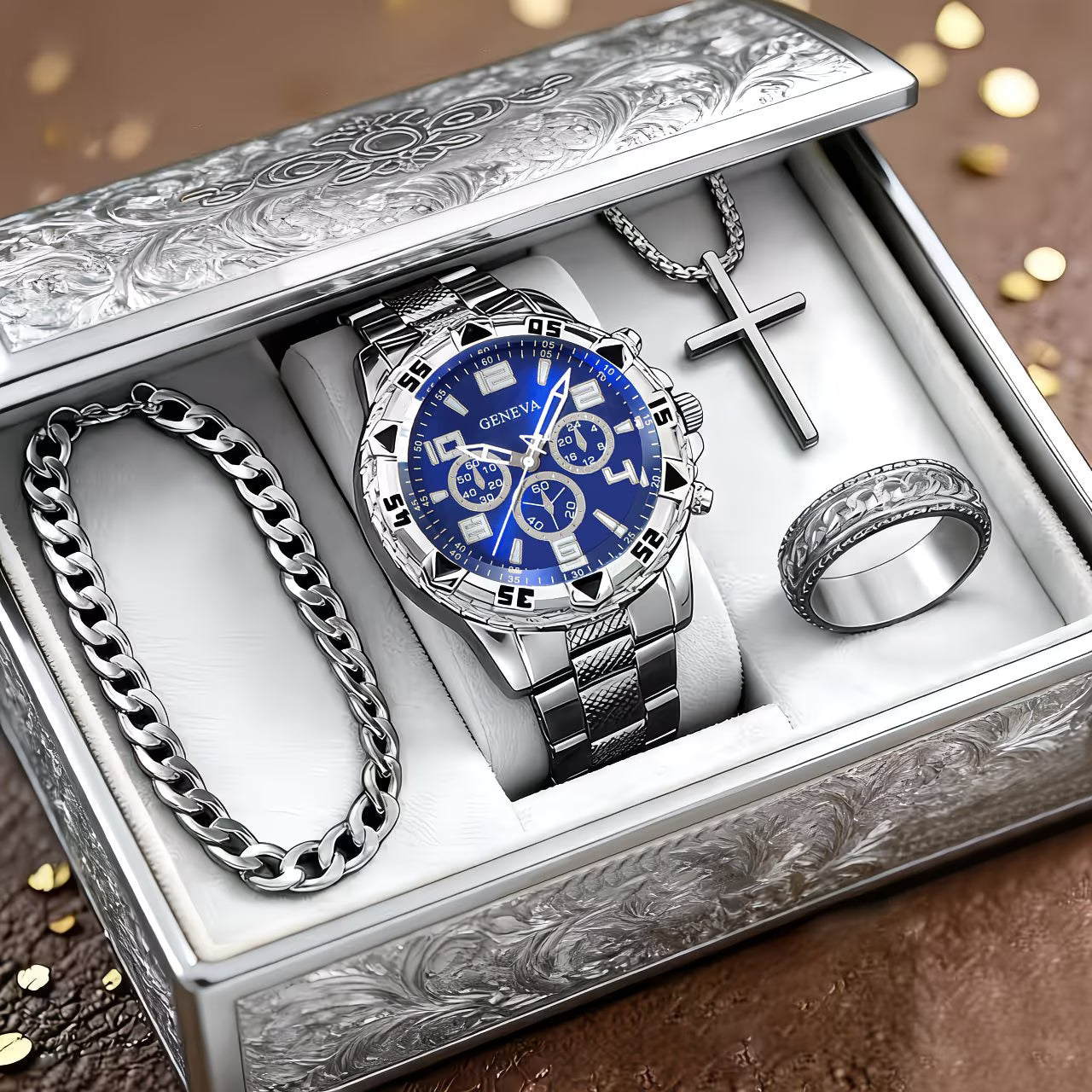 Luxury Watch & Chain Set